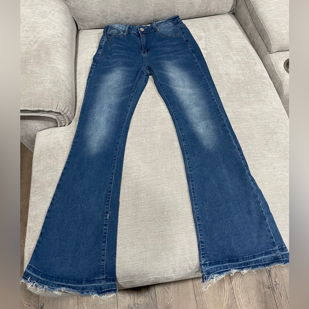 NEW: Women's Blue Flared Jeans